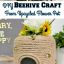 DIY Beehive Craft From Upcycled Flower Pot