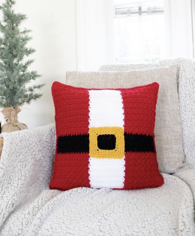 Crochet Santa Pillow — All Craft Ideas